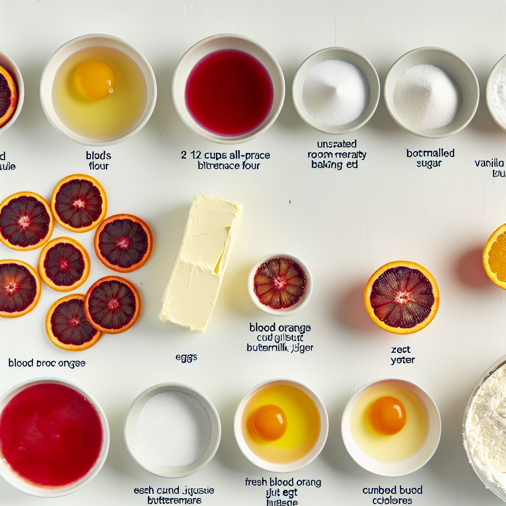 Blood Orange Cake with Curdd and Buttercream Recipe - Recipe Image