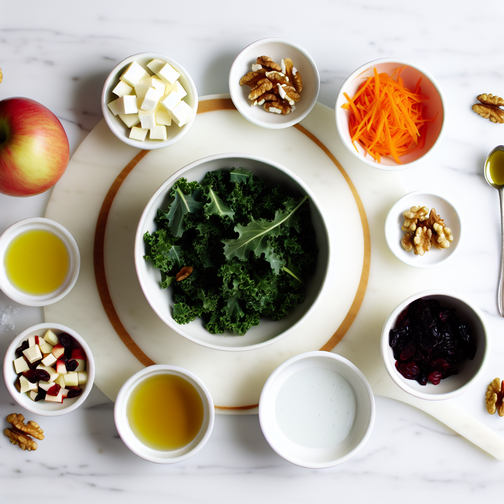 Autumn Chopped Salad with Apple Cider Vinaigrette Recipe - Recipe Image