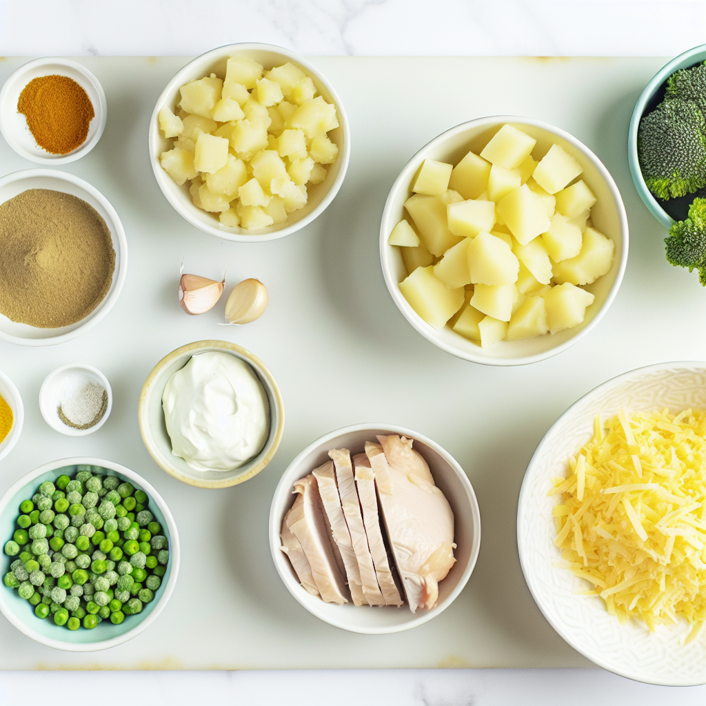 Chicken Potato Broccoli Casserole Recipe - Recipe Image