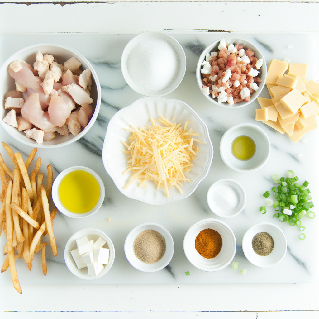 Chicken and Cheese Poutine Recipe - Recipe Image