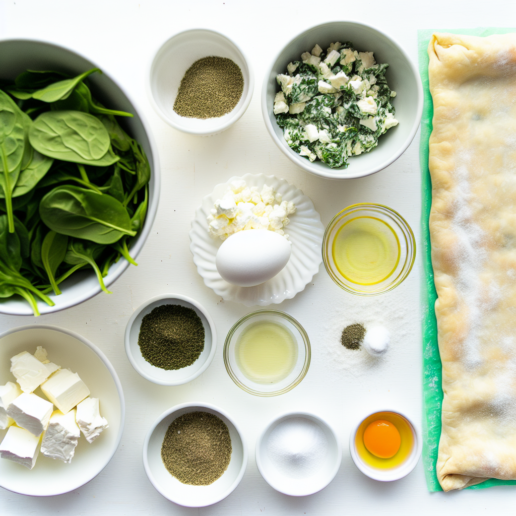 Spinach & Feta Puff Pastry Twists Recipe - Recipe Image