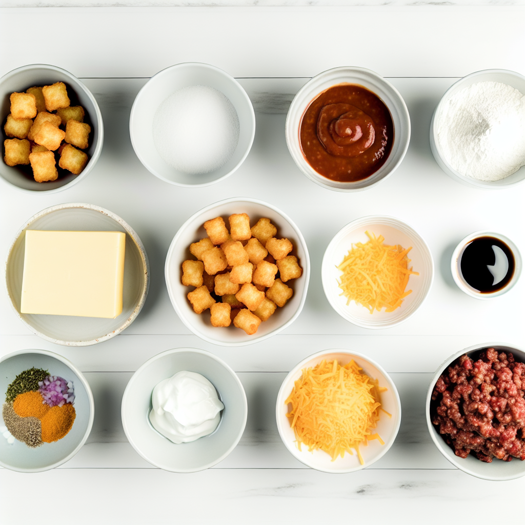 Sloppy Joe Tater Tot Bake Recipe - Recipe Image