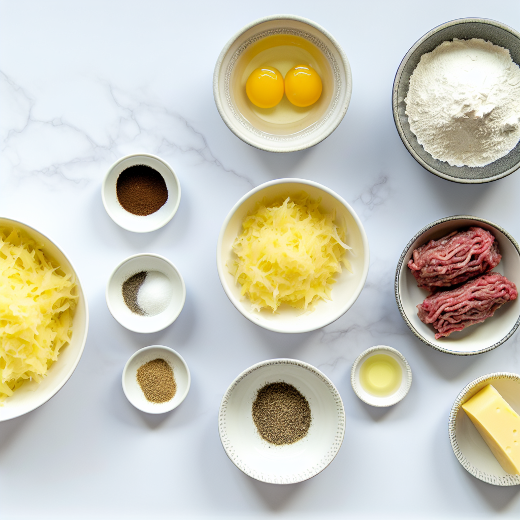 Golden Potato Pancakes Stuffed with Savory Beef and Melty Cheese Recipe - Recipe Image