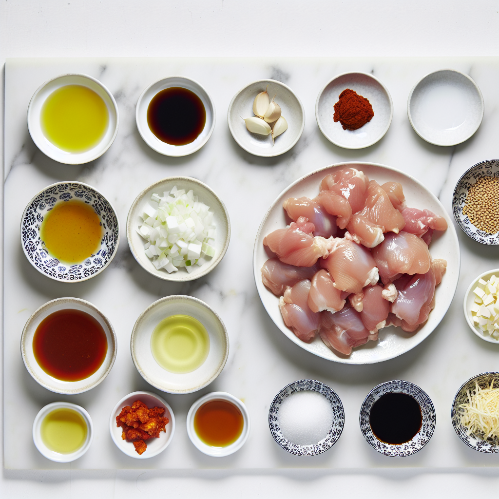 Korean Fire Buldak Chicken Recipe - Recipe Image