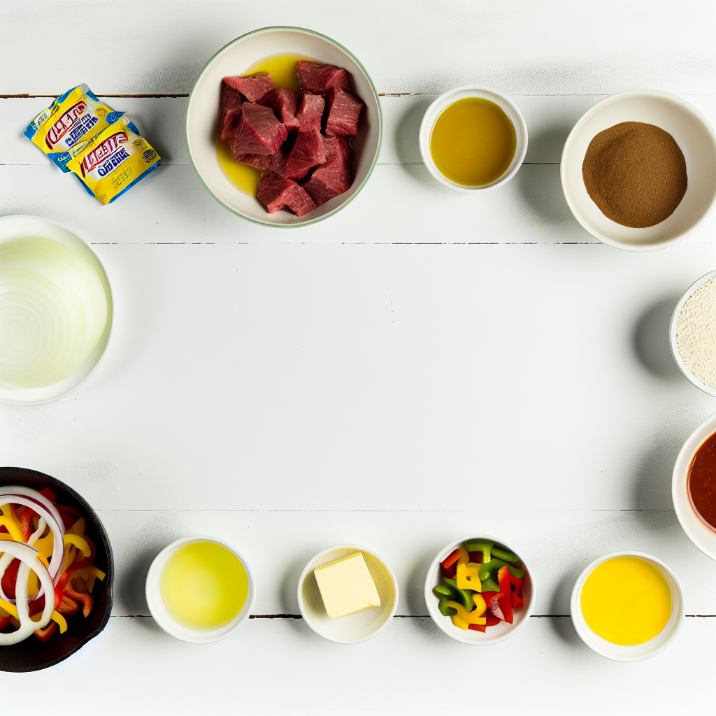 Queso Steak Fajita Skillet Recipe - Recipe Image