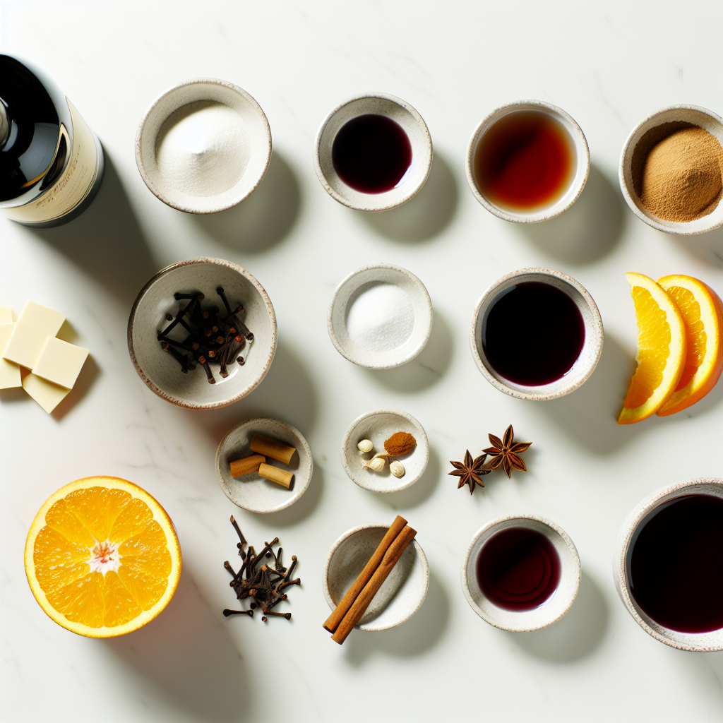 Warm Mulled Wine with Spices and Orange Recipe - Recipe Image