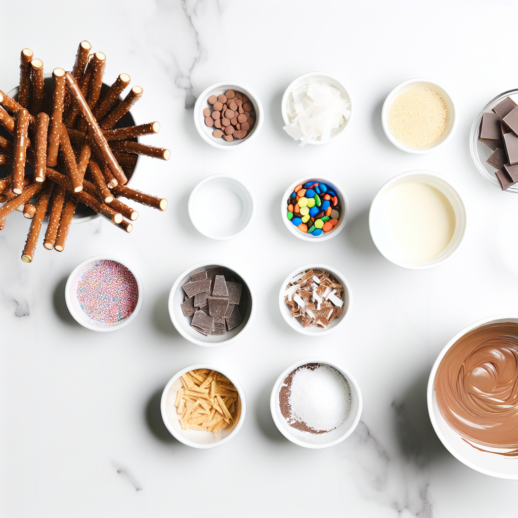 Chocolate Covered Pretzel Rods Recipe - Recipe Image