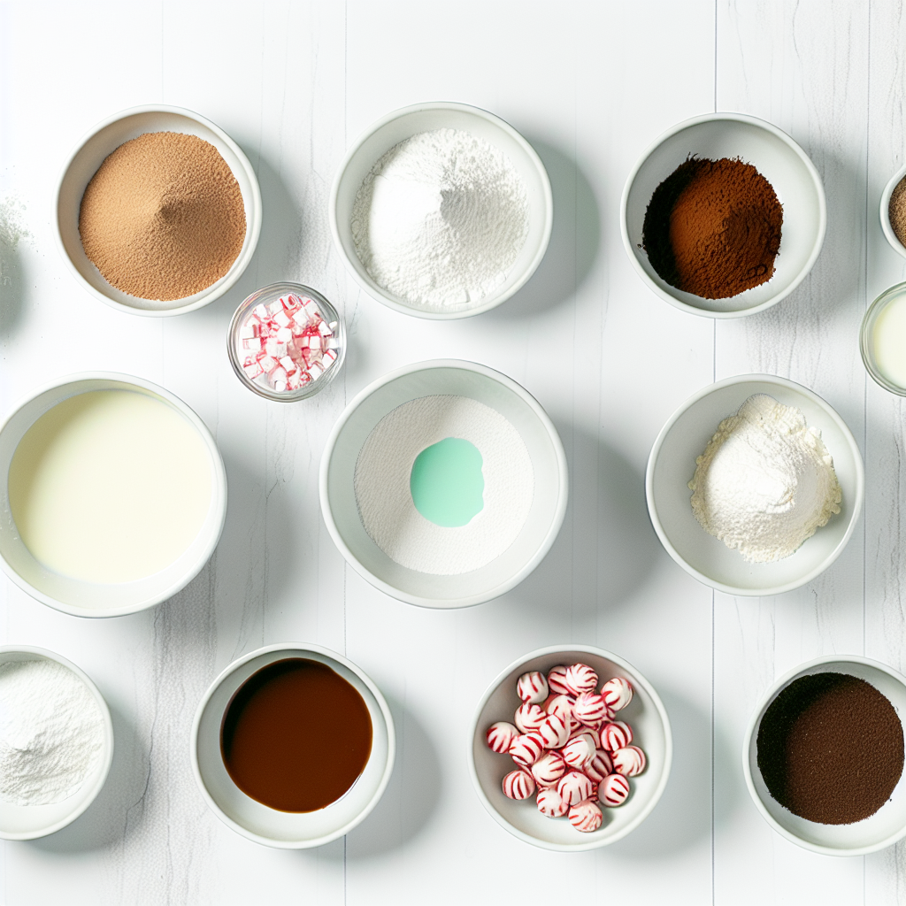 Mini Peppermint Chocolate Bundt Cakes Recipe - Recipe Image