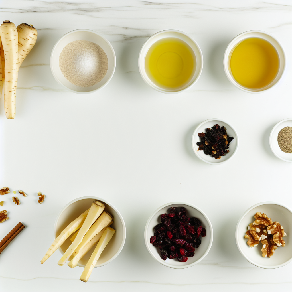 Honey Roasted Parsnips with Cranberries & Walnuts Recipe - Recipe Image