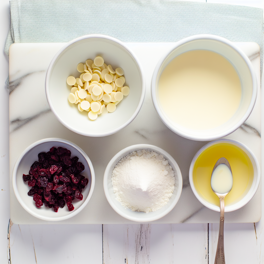 White Chocolate Cranberry Fudge Recipe - Recipe Image