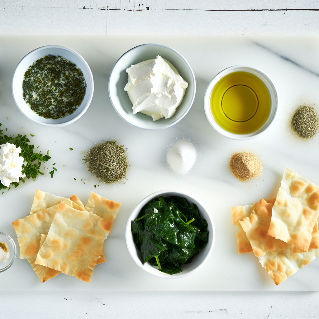 Spanakopita Dip with Crispy Phyllo Topping Recipe - Recipe Image