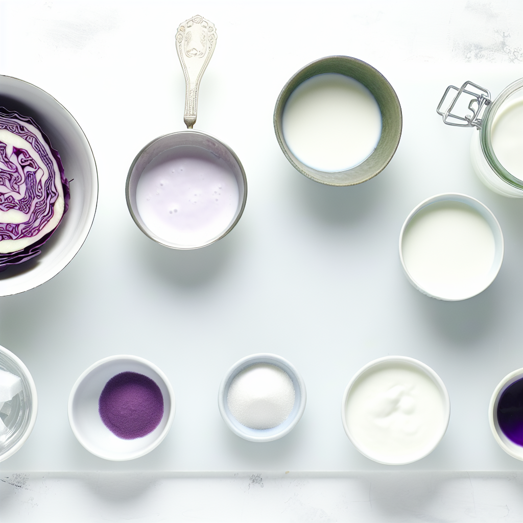 Purple Cabbage Panna Cotta Recipe - Recipe Image