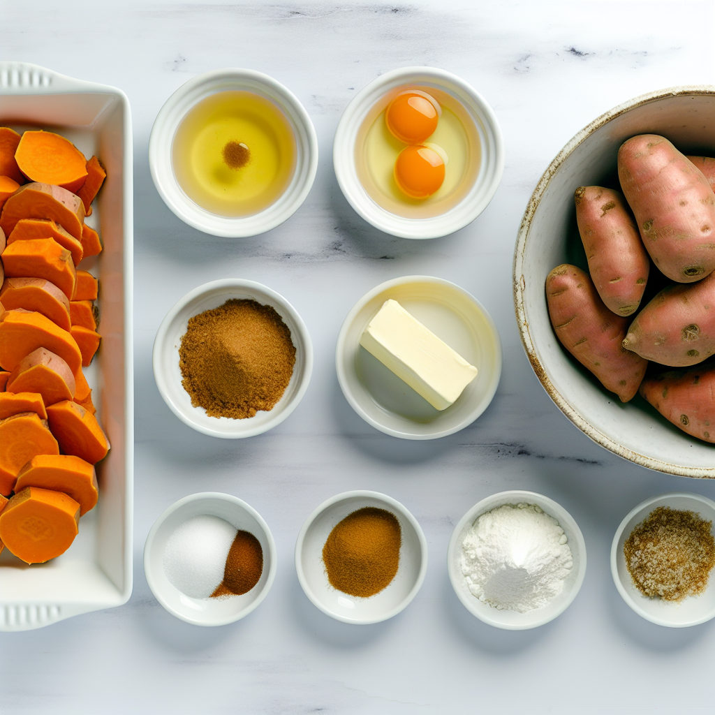 Paula Deen Sweet Potato Casserole Recipe - Recipe Image