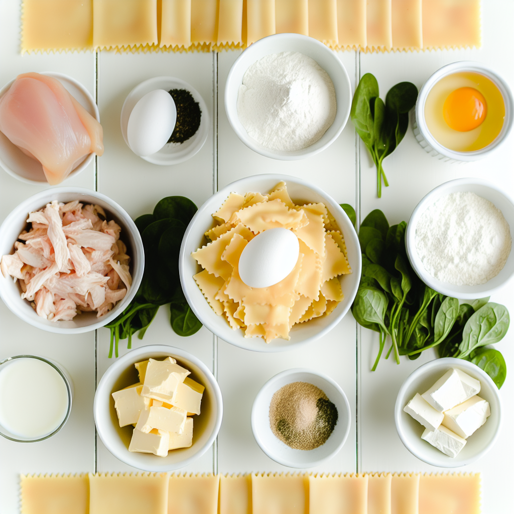 Chicken Spinach Lasagna Bake Recipe - Recipe Image