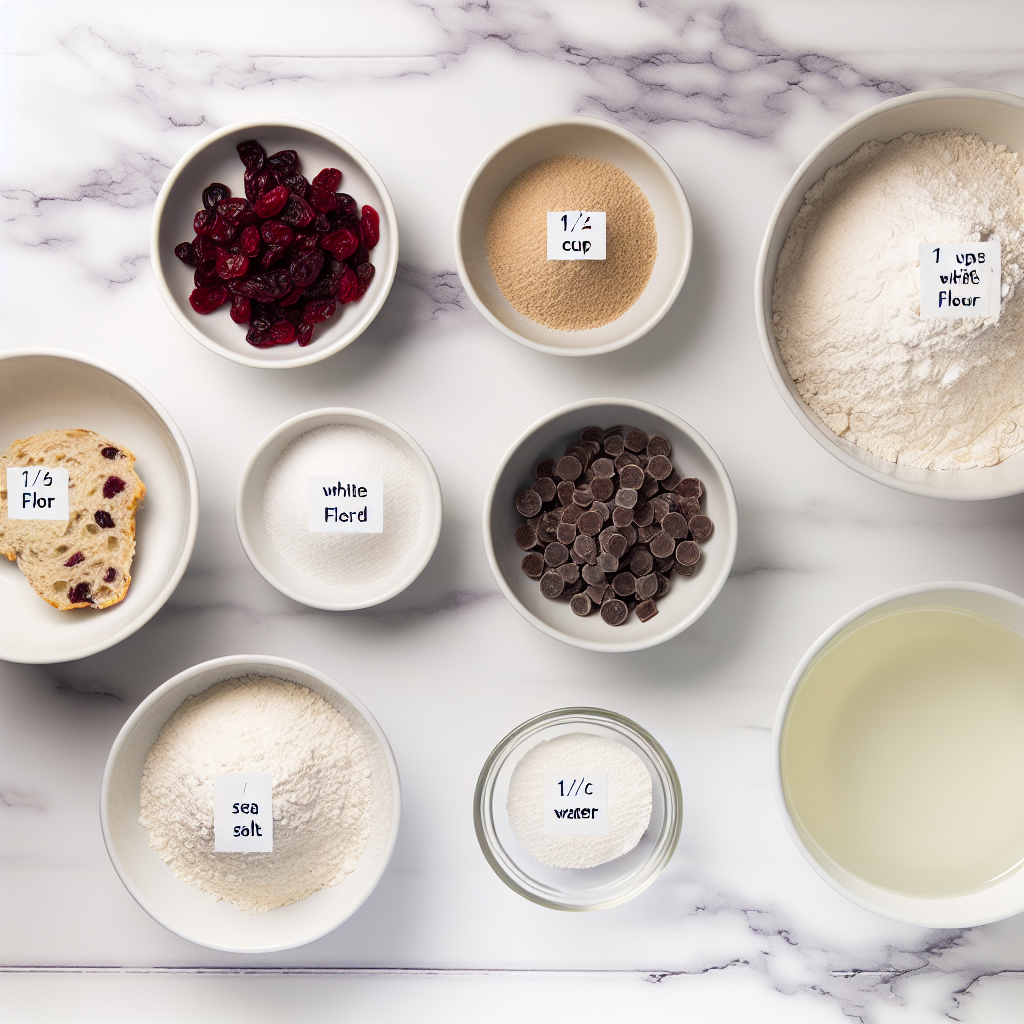 Cranberry White Chocolate Artisan Bread Recipe - Recipe Image