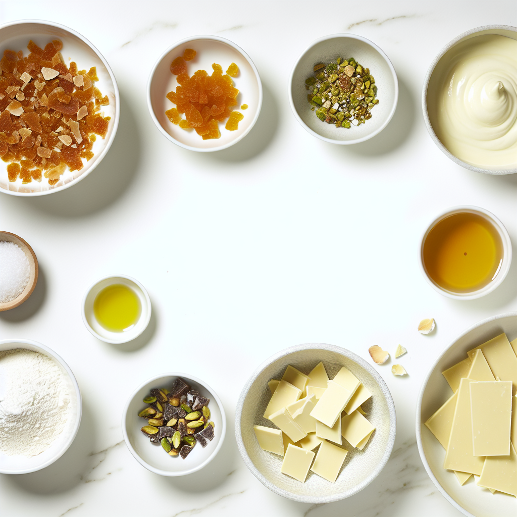 White Chocolate Bark with Candied Ginger Recipe - Recipe Image