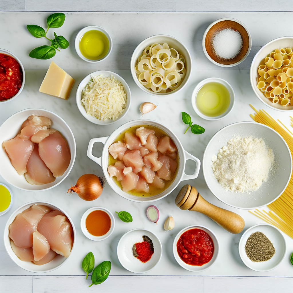 Ultimate One-Pot Chicken Parmesan Pasta Recipe - Recipe Image