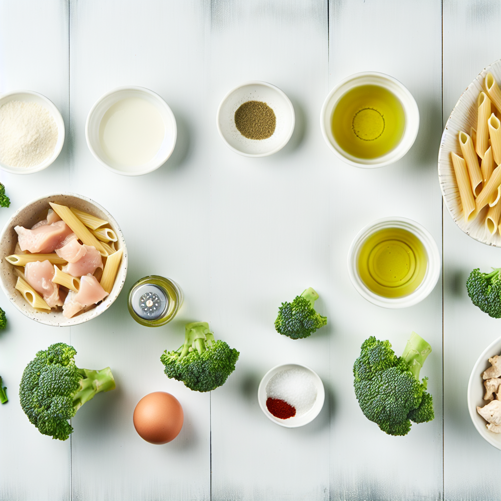 Creamy Broccoli and Chicken Penne Recipe - Recipe Image