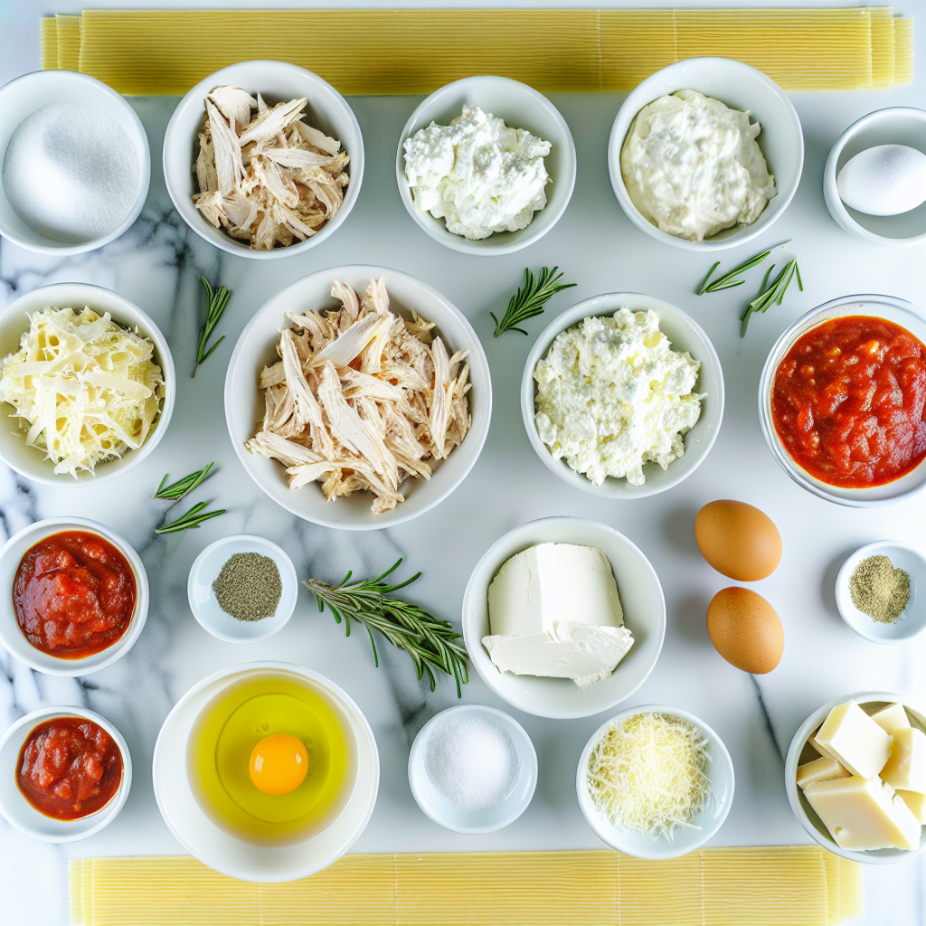Rosemary Chicken Lasagna Layers: A Flavorful Delight! Recipe - Recipe Image