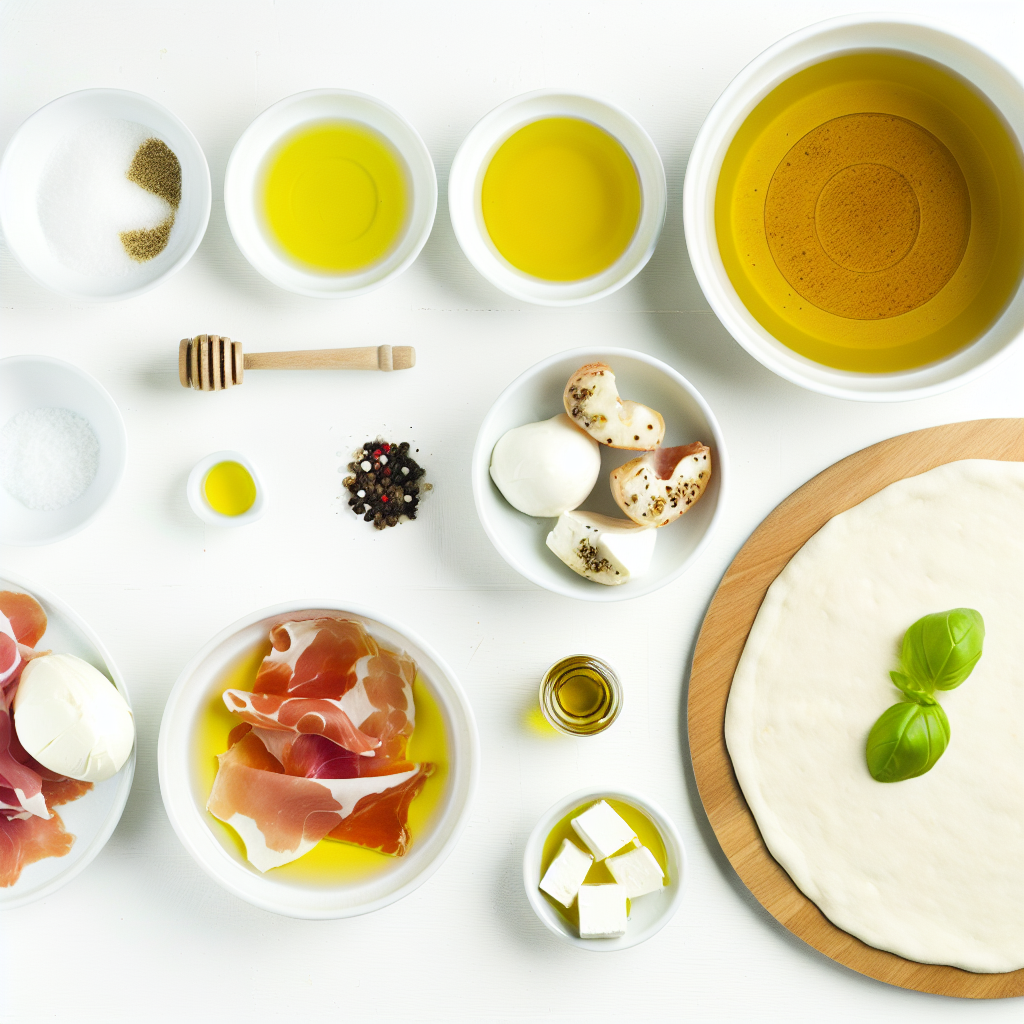 Prosciutto and Honey Burrata Pizza Recipe - Recipe Image