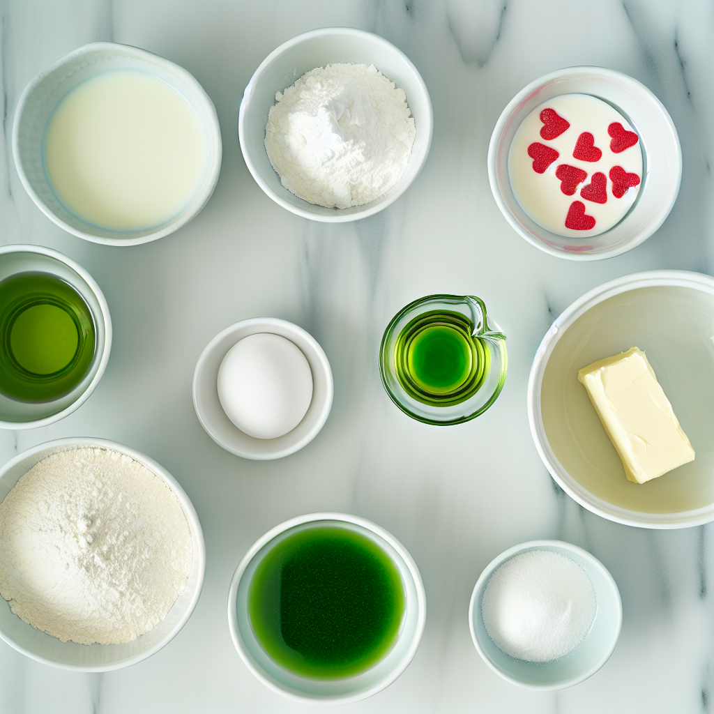 Grinch Green Pancakes with Cream Cheese Icing Recipe - Recipe Image