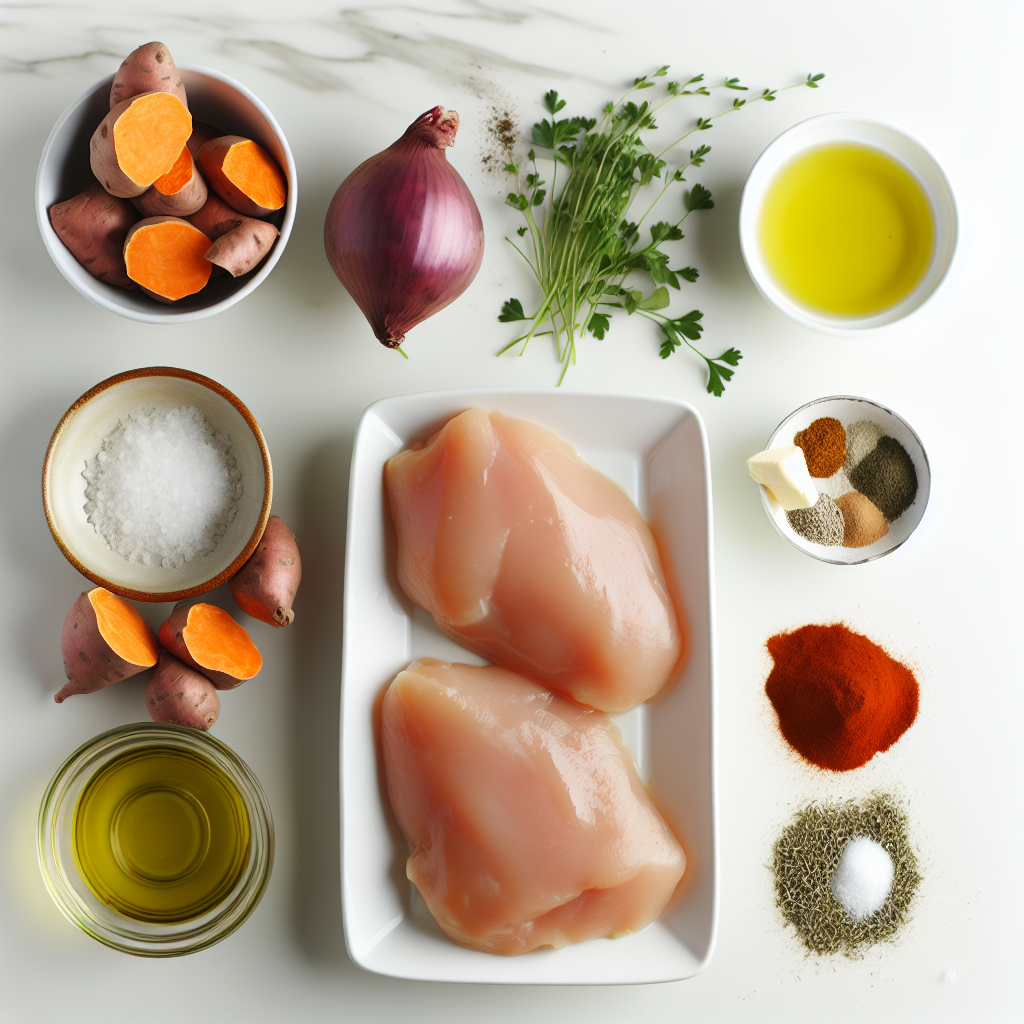 Chicken and Sweet Potato Skillet Recipe - Recipe Image