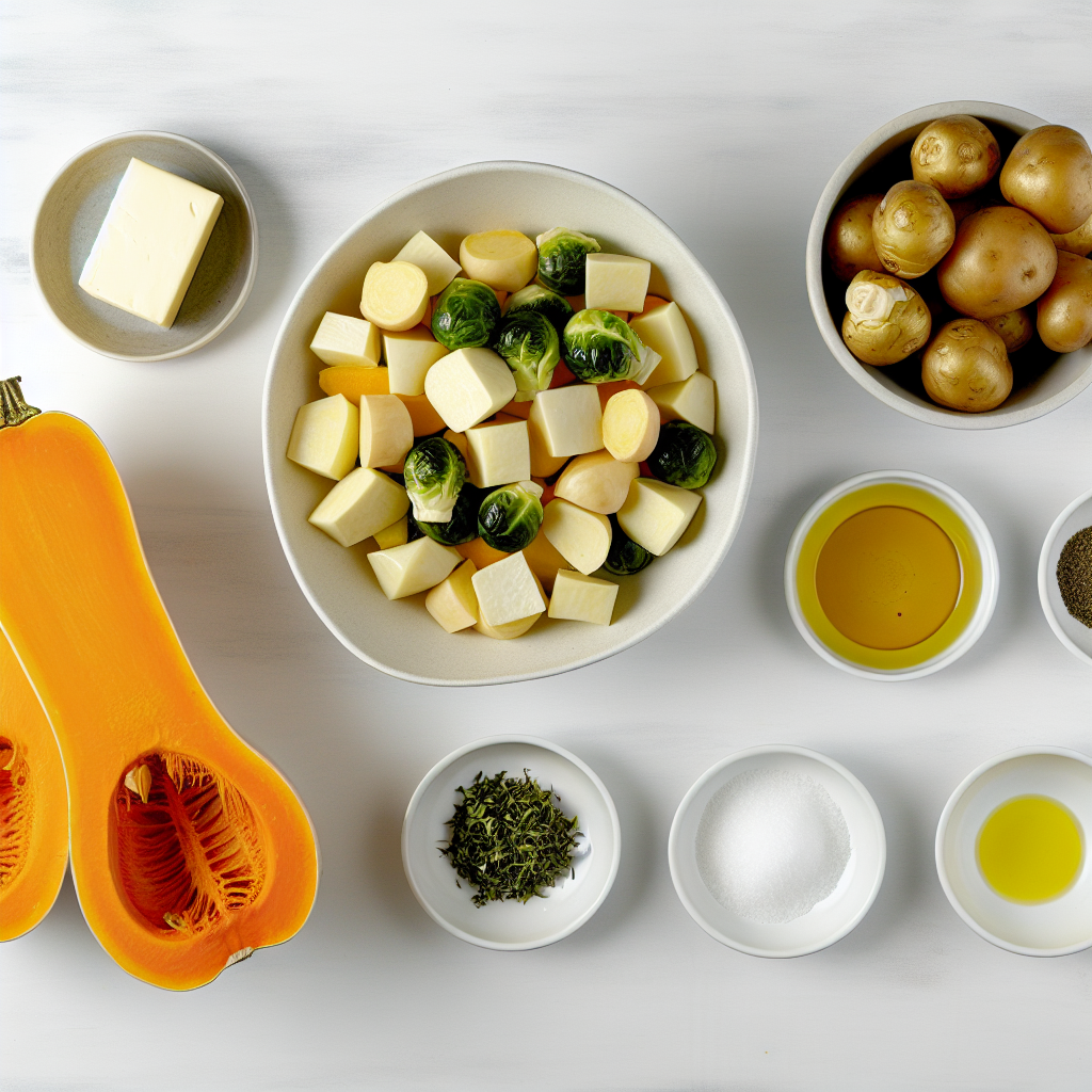 One Pan Roasted Fall Harvest Vegetables Recipe - Recipe Image