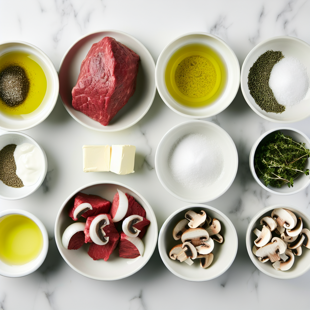 Beef Tenderloin with Mushroom Sauce Recipe - Recipe Image