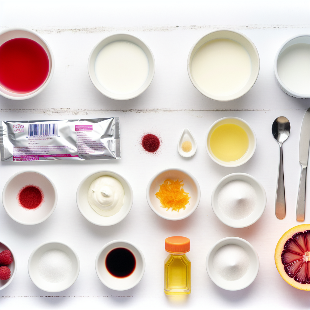 Blood Orange Panna Cotta with Raspberries Recipe - Recipe Image