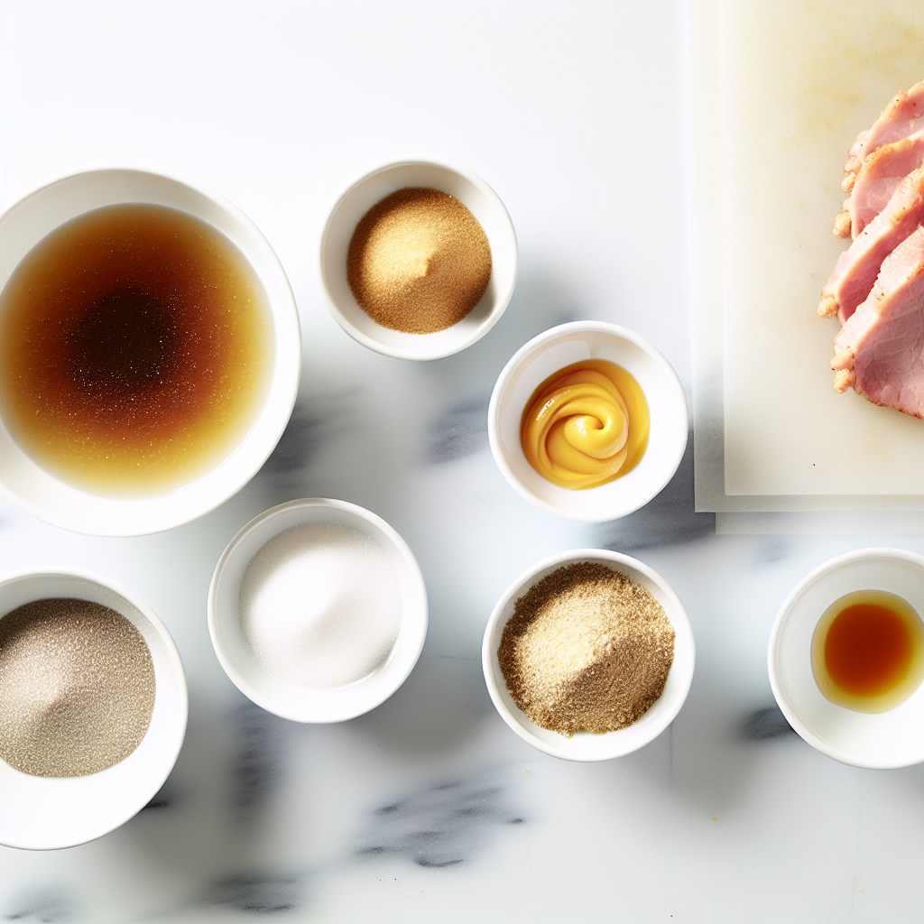 Ham Glaze with Brown Sugar, Orange Juice, and Dijon mustard Recipe - Recipe Image