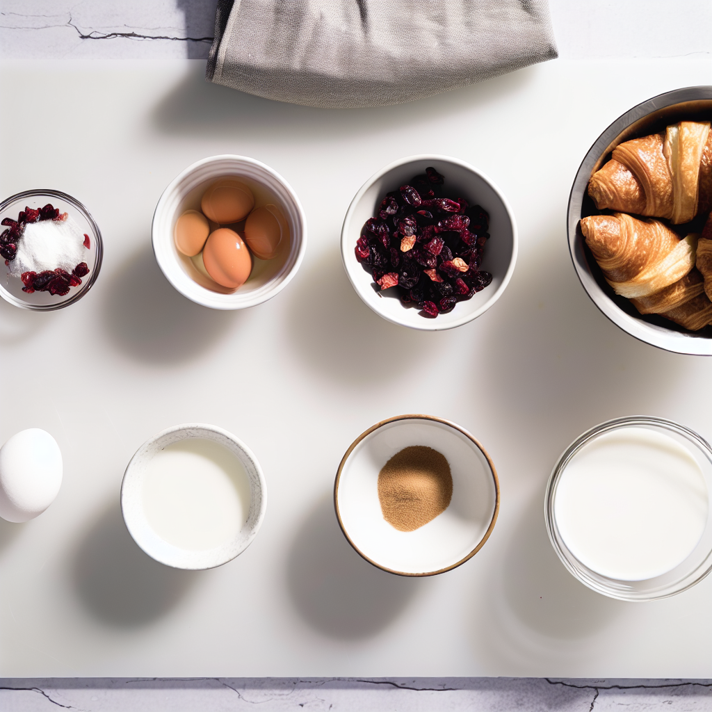 Cranberry French Toast Bake with Croissants Recipe - Recipe Image