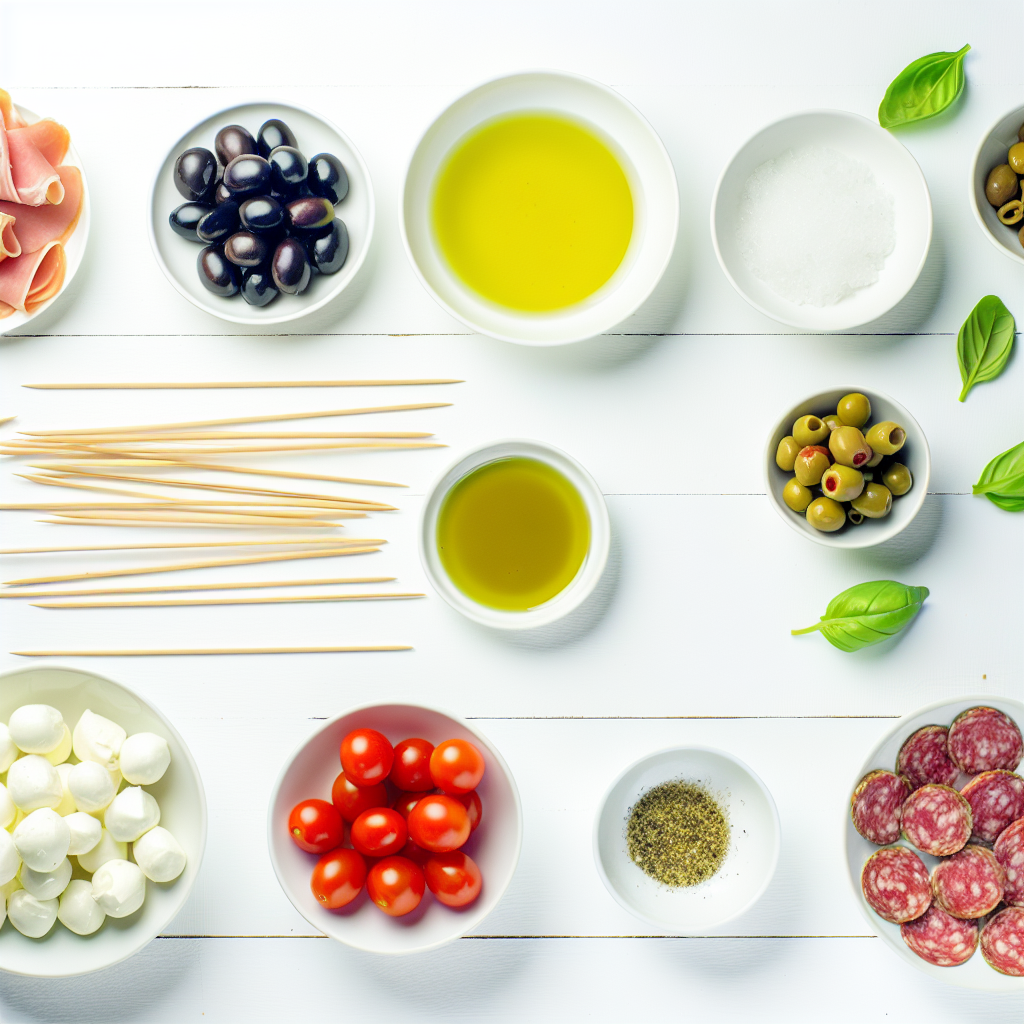 Antipasto Skewers Appetizer Recipe - Recipe Image