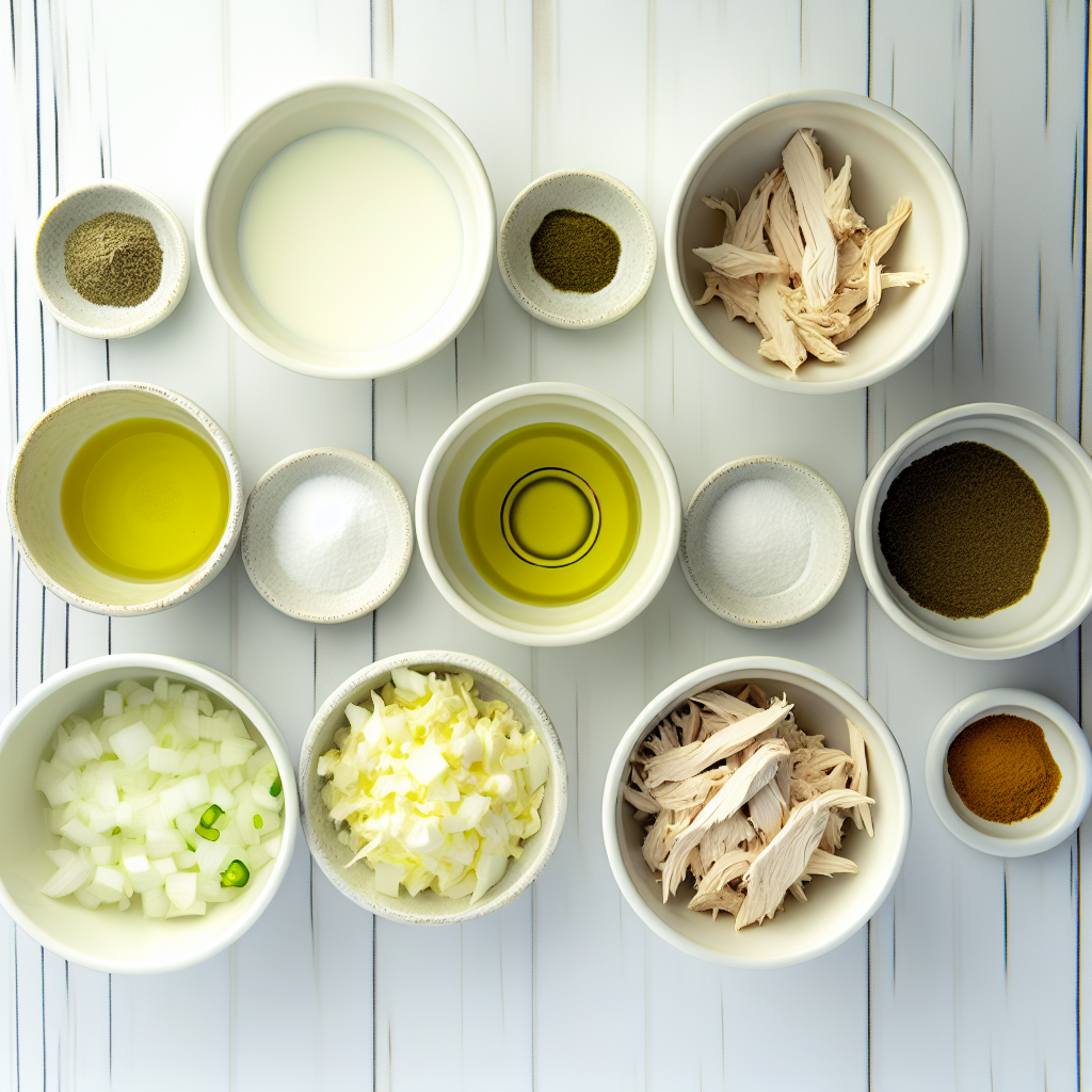 Tasty Keto White Chicken Chili Recipe - Recipe Image