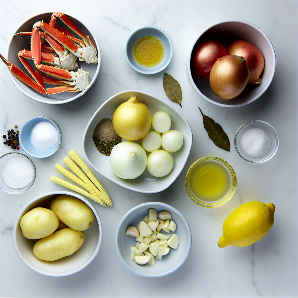 Onion Boil with Crab Recipe - Recipe Image