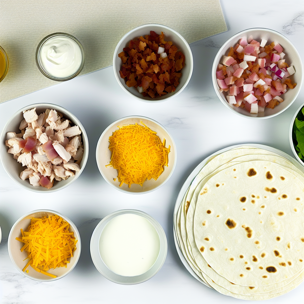 Tasty Bacon Ranch Chicken Wraps Recipe - Recipe Image