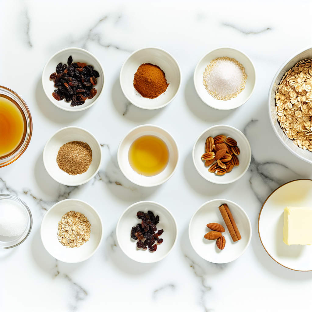 Homemade Honey Granola with Nuts and Dried Fruit Recipe - Recipe Image