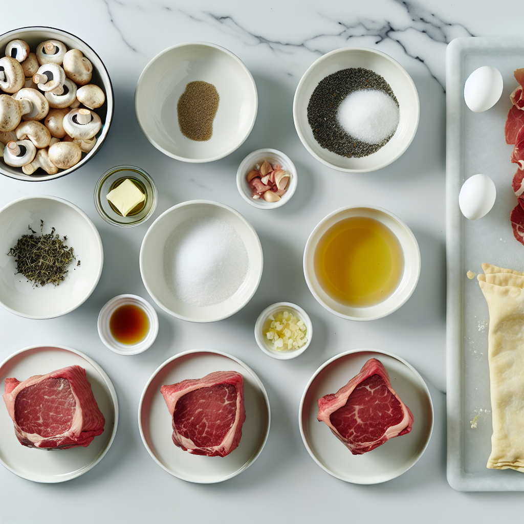 Classic Beef Wellington with Mushrooms and Prosciutto Recipe - Recipe Image