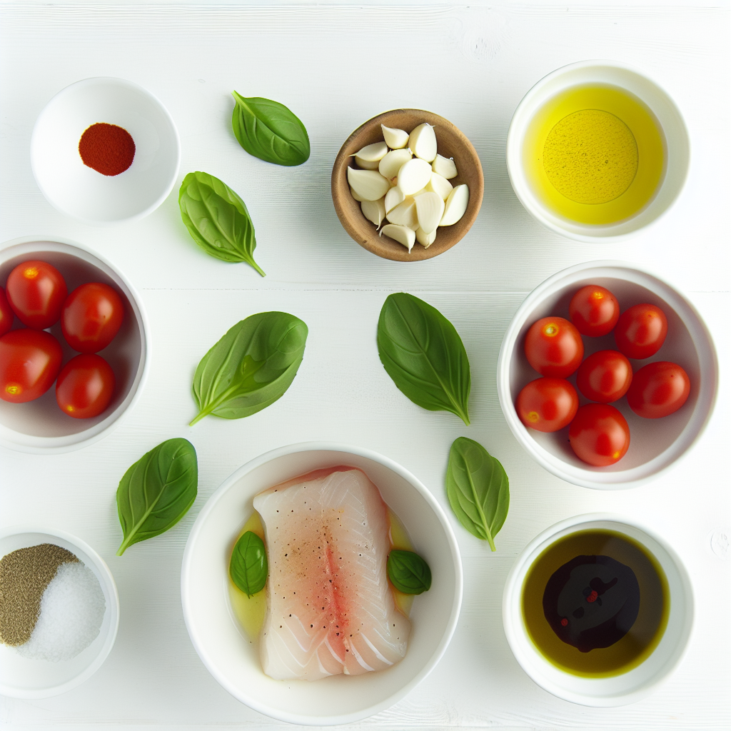 Seared Cod with Tomato Basil Sauce Recipe - Recipe Image