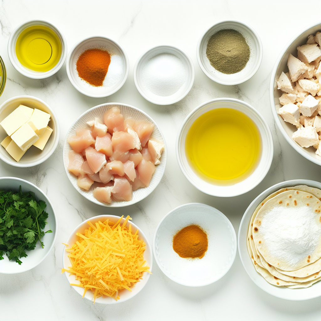 Cheesy Chicken Garlic Wraps Recipe - Recipe Image