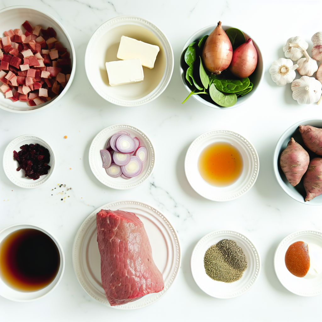 Delicious Christmas Stuffed Beef Roast Recipe - Recipe Image