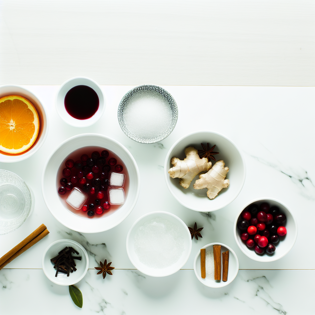 Thanksgiving Mocktail: Festive & Non-Alcoholic Cranberry-Ginger Sparkler Recipe - Recipe Image