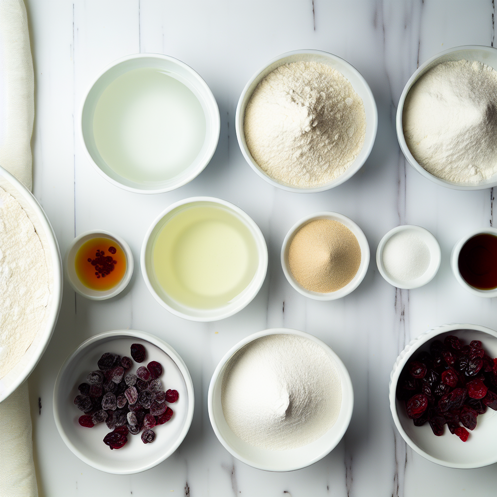 Cranberry White Chocolate Artisan Bread Recipe - Recipe Image