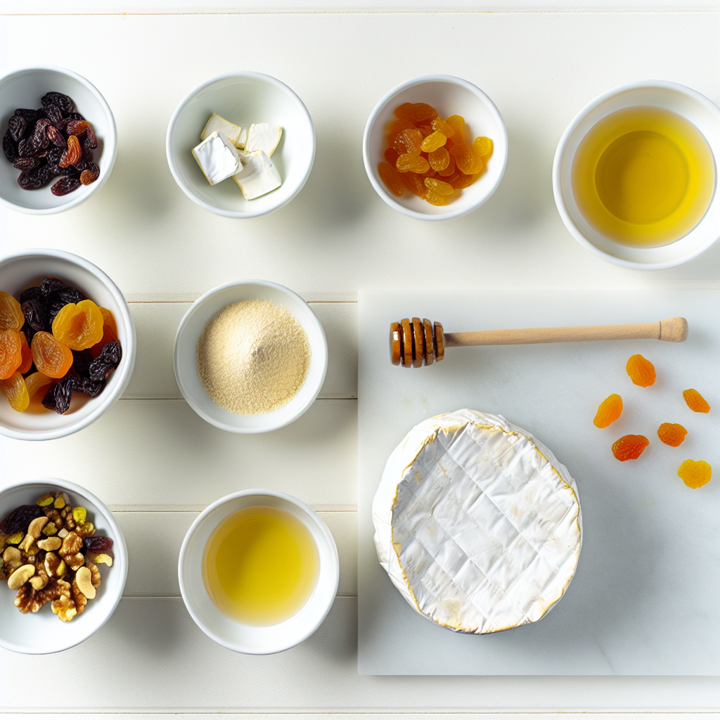 Baked Brie with Honey and Nuts Recipe - Recipe Image