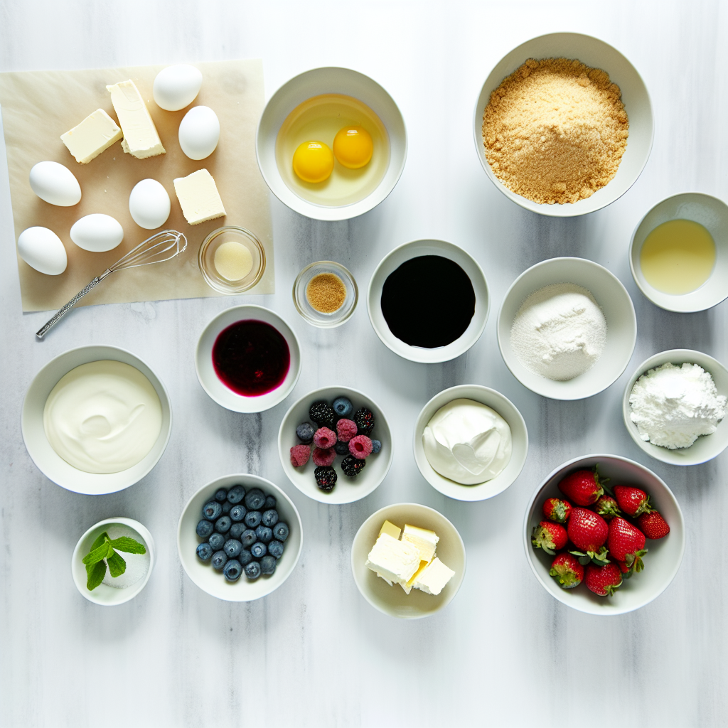 Decadent Vanilla Berry Cheesecake Recipe - Recipe Image