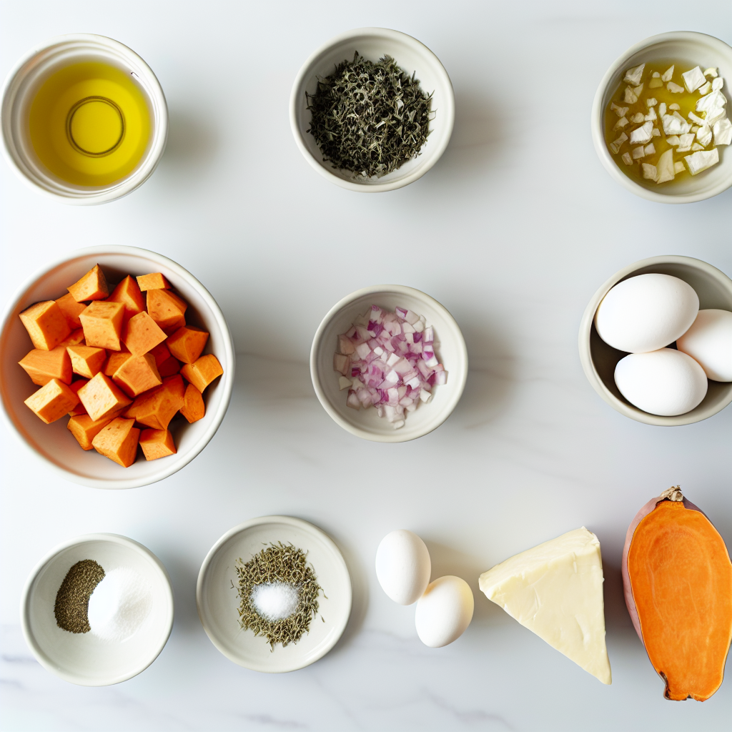 Sweet Potato & Egg Breakfast Casserole Recipe - Recipe Image