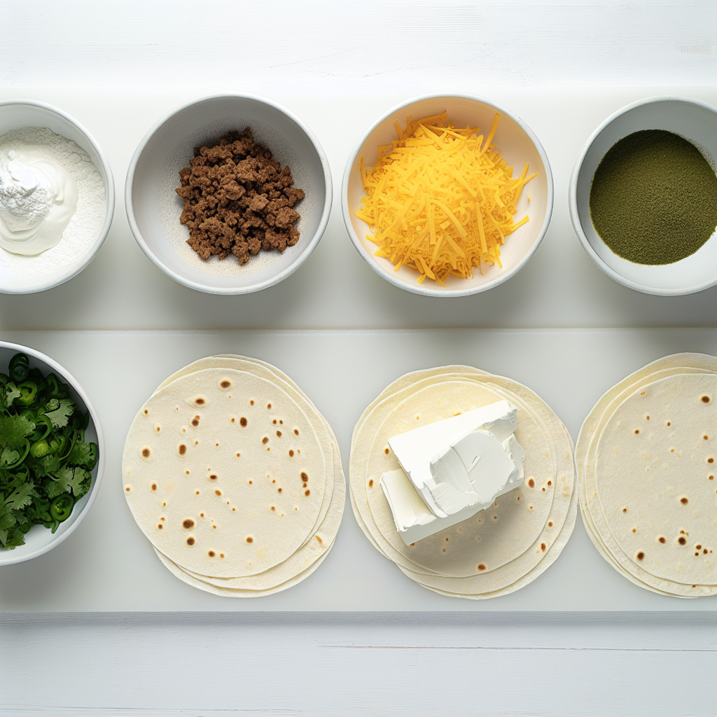 Easy Taco Pinwheel Appetizers Recipe - Recipe Image