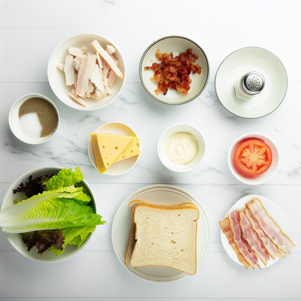 Ultimate Loaded Chicken Club Sandwich Recipe - Recipe Image