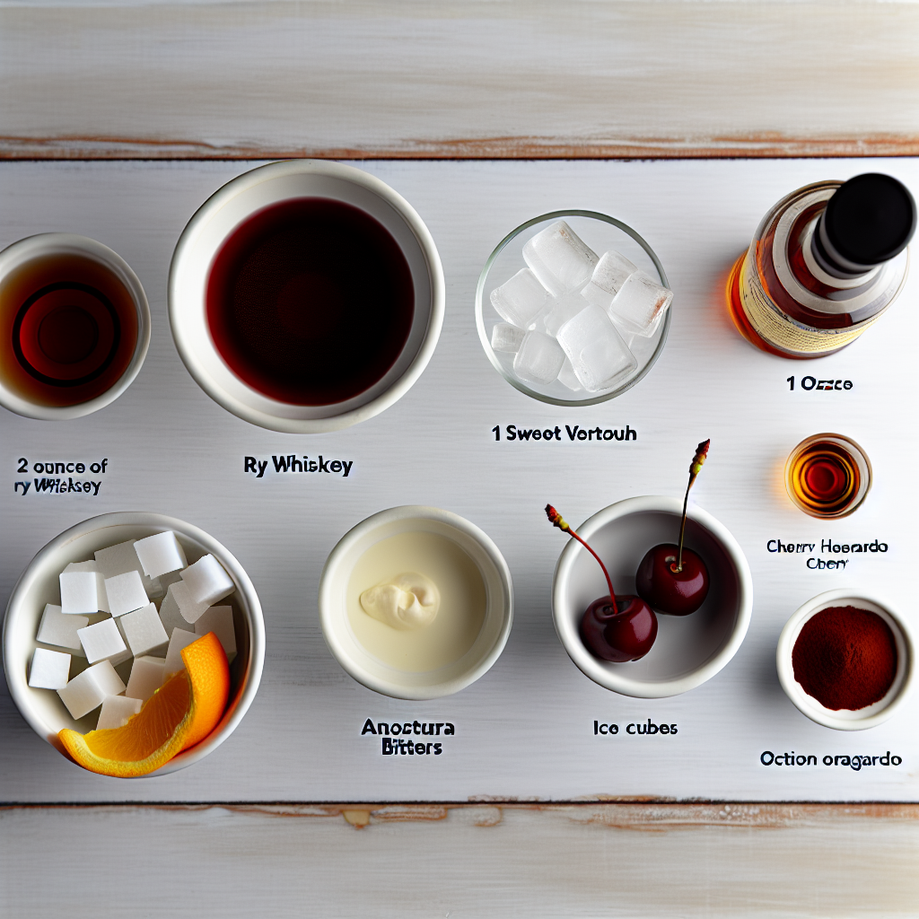 Cherry Manhattan Recipe - Recipe Image