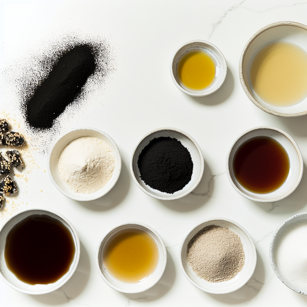 Black Sesame Cookies (Vegan + Gluten-Free) Recipe - Recipe Image