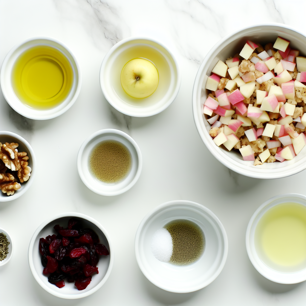 Cranberry Apple Walnut Stuffing Recipe - Recipe Image